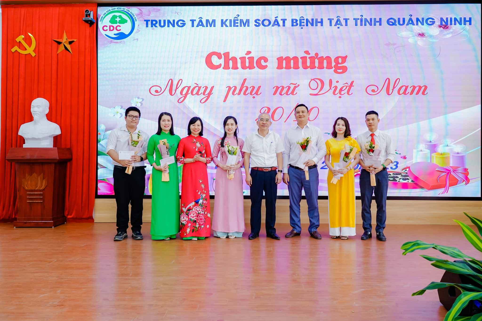 Trung tâm Kiểm soát bệnh tật tỉnh Quảng Ninh tổ chức một số hoạt động ý nghĩa nhân dịp kỷ niệm ngày Phụ nữ Việt Nam